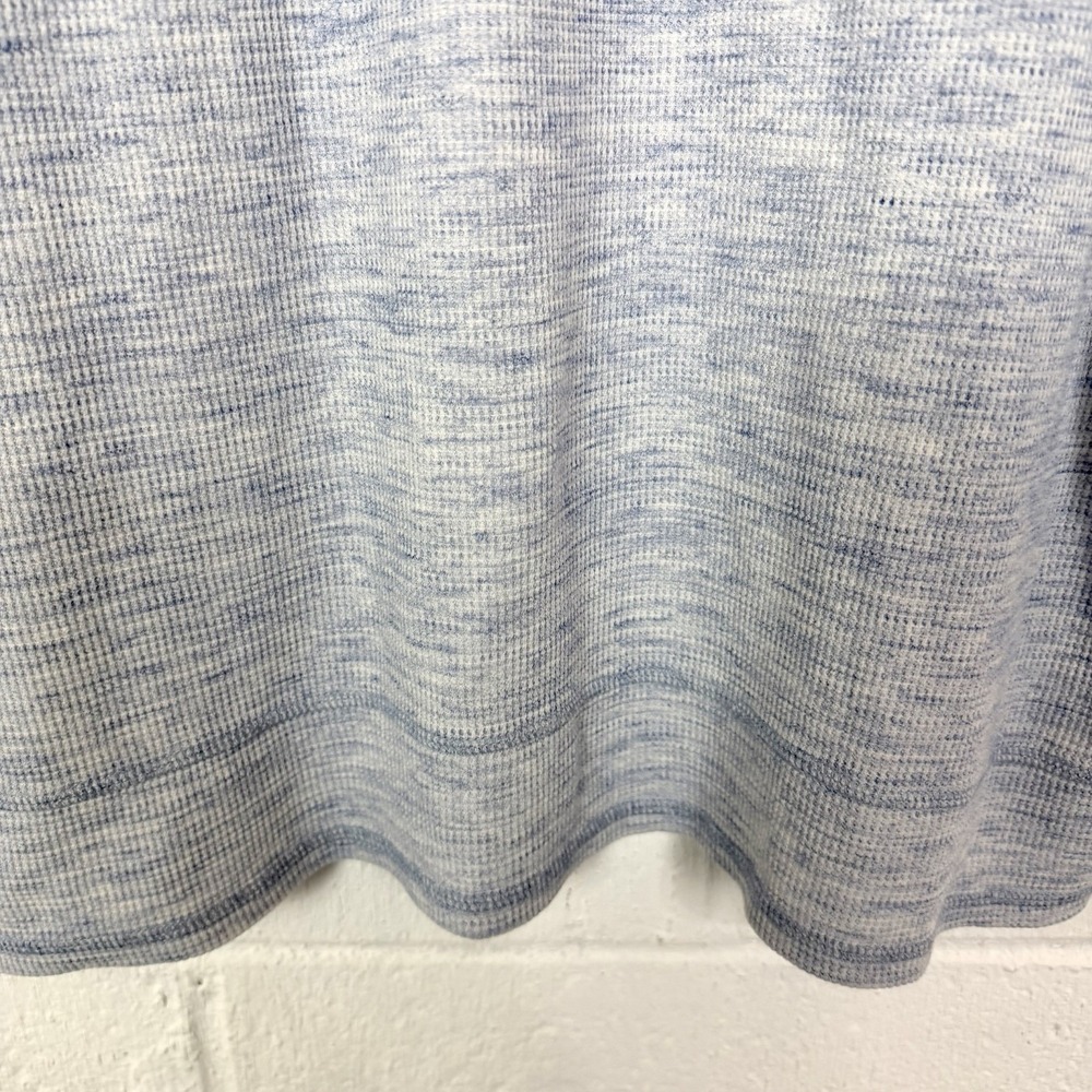 T by Talbots Thermal Top Blue Long Sleeve Casual Weekend Cozy Athleisure 2X - Picture 9 of 13